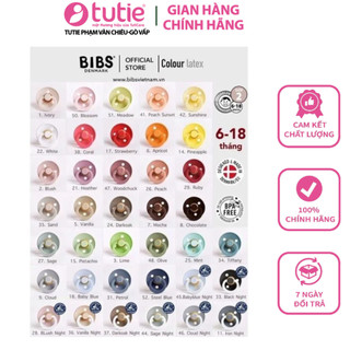 Bibs - ti giả cao cấp bibs đan mạch cho bé kèm nắp trứng