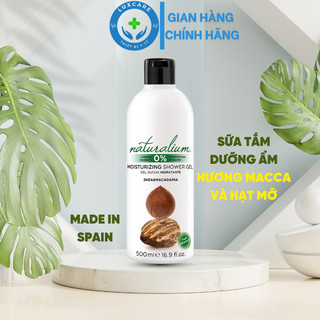 Sữa tắm dưỡng ẩm Naturalium (Hương Macca, Hạt Mỡ) bảo vệ làn da, ngăn ngừa nếp nhăn giúp trắng da, mềm mại, mịn màng