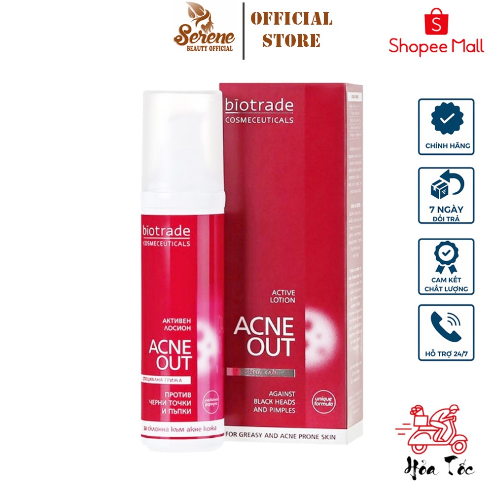 Lotion chấm mụn sưng viêm Biotrade Acnaut Active Lotion 10ml - HÀNG CHÍNH HÃNG