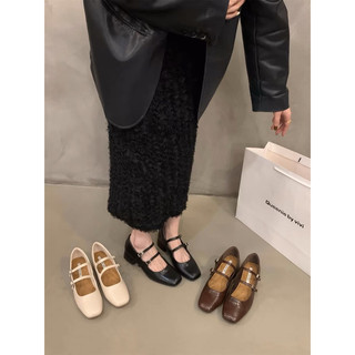 giày búp bê 2 quai da mềm