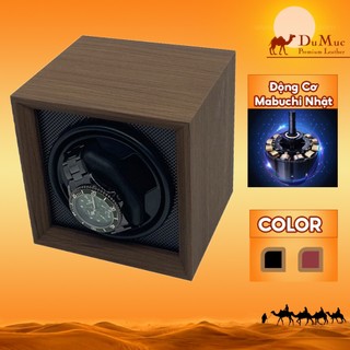 Hộp xoay đồng hồ cơ Du Mục Official động cơ Mabuchi Nhật, hộp lên cót cho đồng hồ cơ tự động 1 xoay