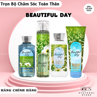 [Bill Mỹ] BEAUTIFUL DAY- Trọn bộ Chăm sóc toàn thân| Xịt thơm Body Mist- Sữa tắm- Dưỡng thể Bath&Body Works