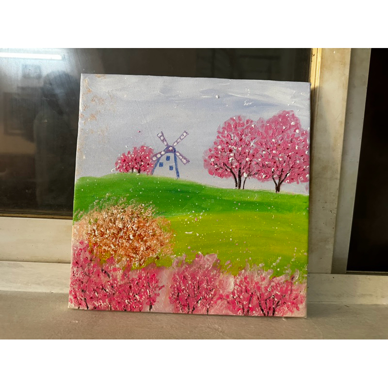 Tranh canvas 25cm x 25cm