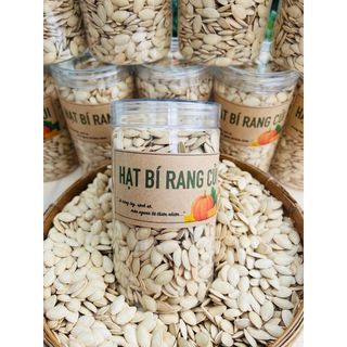 Hạt bí sạch rang cũi 500gram, hạt bí ngô rang muối