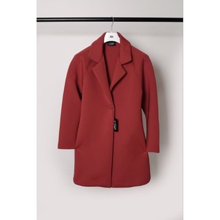 Áo khoác nữ - Áo măng tô Preg0 một lớp màu đỏ cam - M.A.Y's Closet