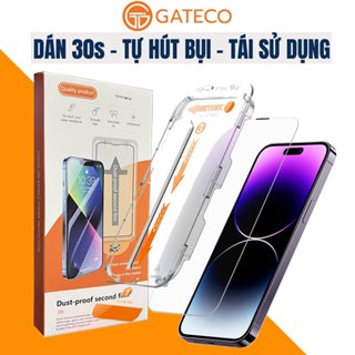 Cường Lực iphone Tự Dán tự hút bụi cho 15 Pro Max 12Promax 13 ProMax 14ProMax Xsmax 14Plus 11Pro max Xr 14Pro [HỘP CAM]