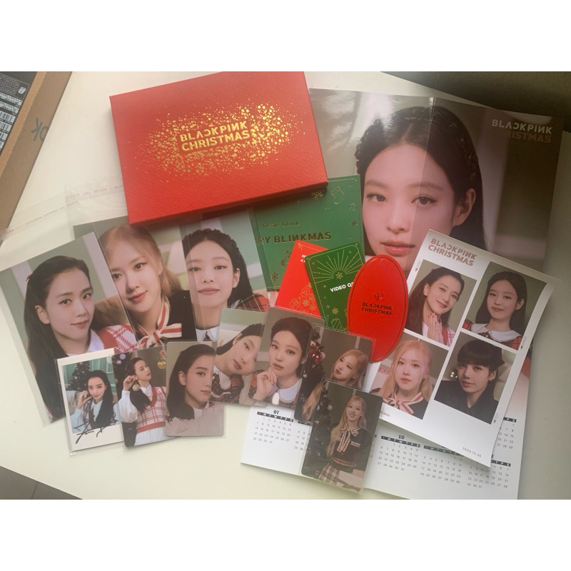 [Off] Card ảnh thẻ THE GAME- Blackpink Christmas Jisoo Jennie Lisa Rosé nhóm nhạc Blackpink chính hã