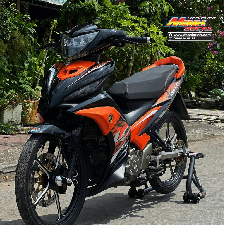 TEM RỜI EXCITER 135LC -TEM EXCITER 135 CAM ĐEN - TEM RỜI CAO CẤP