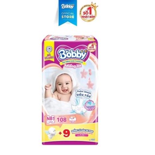 Miếng lót sơ sinh Bobby Newborn 1 dán vào tã vải