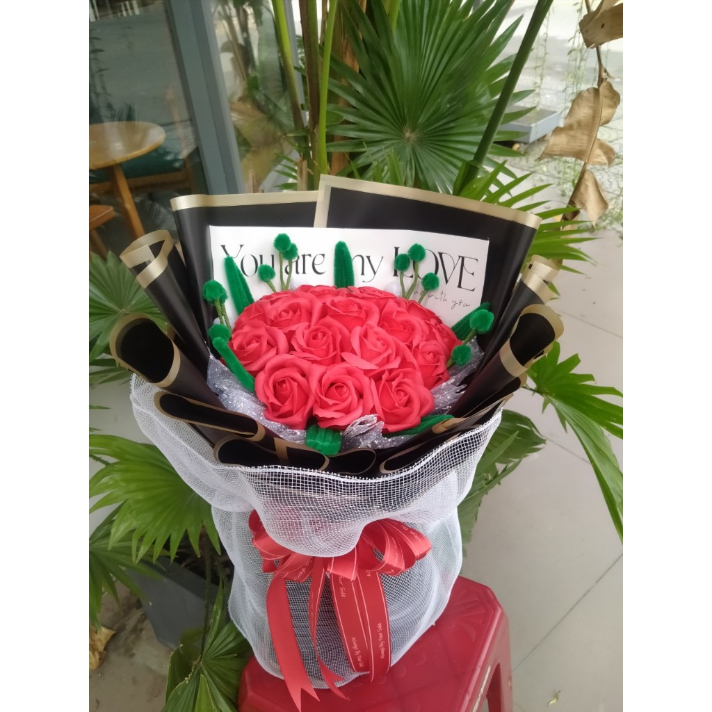 HOA HỒNG SÁP 18 BÔNG