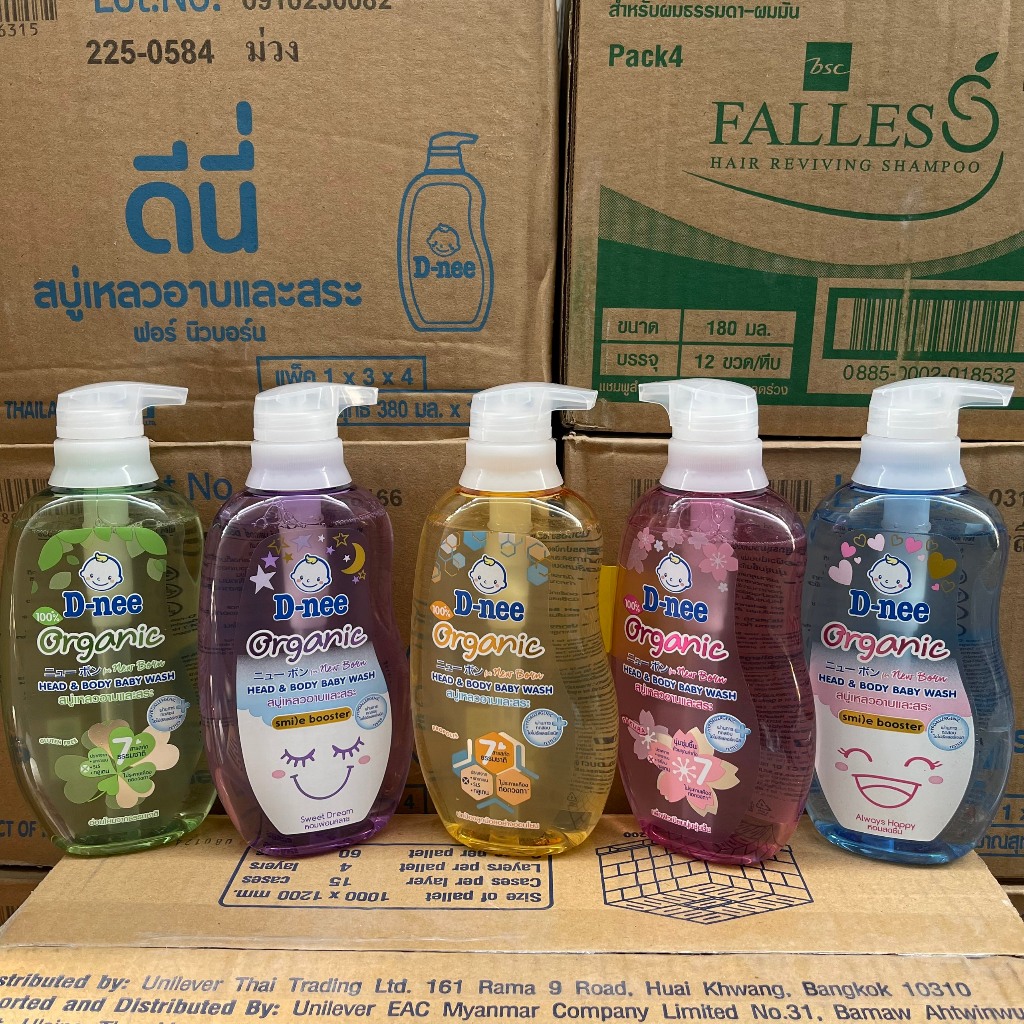 SỮA TẮM GỘI DNEE THÁI LAN ORGANIC 380ML [CHÍNH HÃNG]