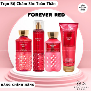 Forever Red- Trọn Bộ Chăm sóc toàn thân| Body mist Xịt Thơm- Sữa tắm- Dưỡng thể- Kem tay Bath & Body Works [Bill Mỹ]