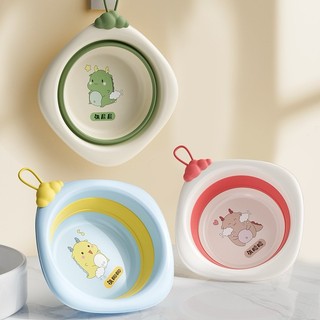 Chậu rửa mặt, chậu đa năng gấp gọn silicon tiện lợi, dễ thương cho bé