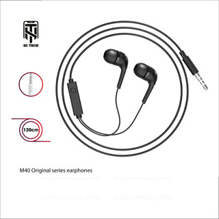 Tai nghe nhét tai hoco m40 kèm mic thoại dây tpe đàn hồi jack 3.5mm cho smart phone - table.