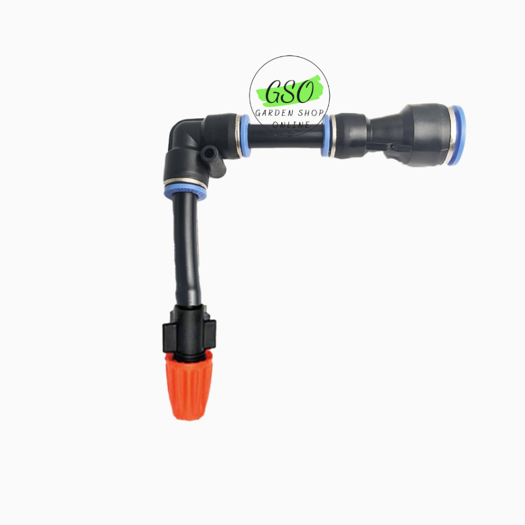 Bộ KÍT phun sương tăng áp tưới lan, cây cảnh 10 đầu béc kèm bơm