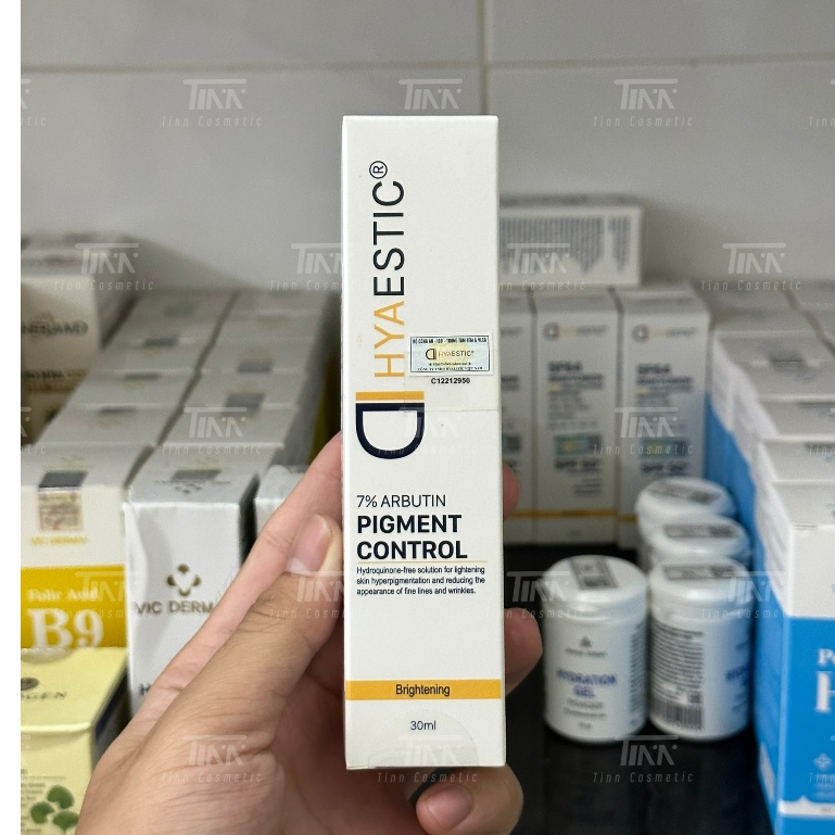 [Hàng cty] Kem hỗ trợ sáng da ngừa thâm nám Hyaestic Pigment Control Lotion 7% Arbutin 30ml