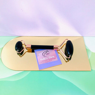 Cây đá lăn thon gọn mặt Zoe Ayla The Jade Facial Roller Mount Lai Zoe Ayla