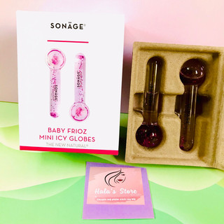 Thanh lăn đá lạnh sonage frioz icy globes facial globes for face and eye puffiness