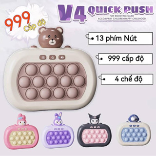   BẢN SIÊU CẤP  Máy Chơi Game Pop It Điện Tử 13 Phím + 999 Level Dễ Thương Cho Bé 