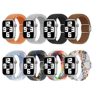 Dây đeo vải dệt đàn hồi khoá nam châm cho đồng hồ aw series ultra 10 9 8 7 6 SE 5 4 3 49mm 46mm 45mm 41mm 44mm 42mm 40mm