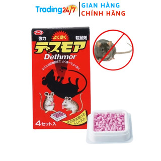 [Biên Hòa] Thuốc viên diệt chuột dethmor hộp 4 vỉ màu hồng nội địa nhật Bản - Kokubo