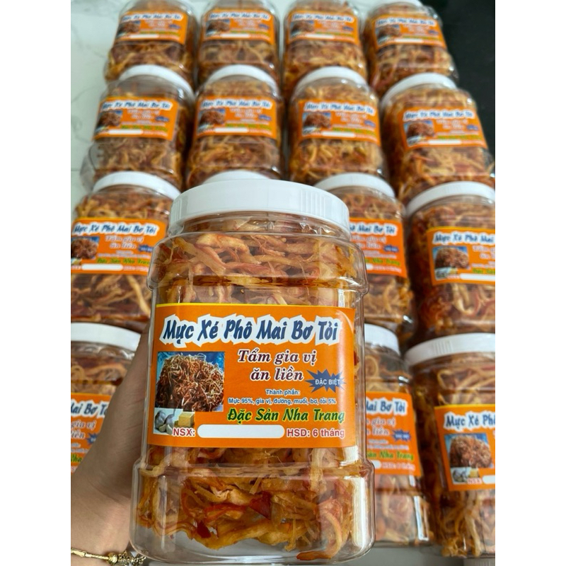 Mực xé phô mai bơ tỏi - Đặc sản Nha Trang