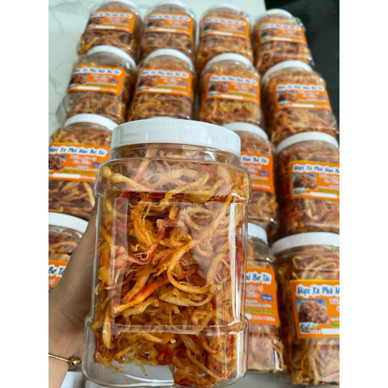 Mực xé phô mai bơ tỏi - Đặc sản Nha Trang
