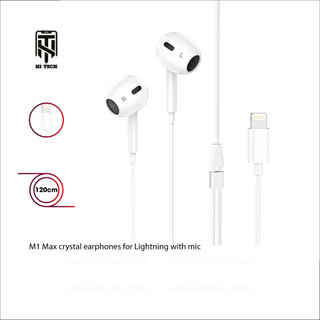  Tai nghe Hoco M1 MAX dùng cho điện thoại10 11 12 nhét tai có mic kết nối bluetooth dài 1.2M. 