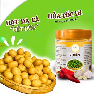 Đậu Phộng Da Cá Cốt Dừa Vị Biển, Hạt Dinh Dưỡng Loại 1 Tốt Cho Sức Khỏe Hũ Pet 200gr