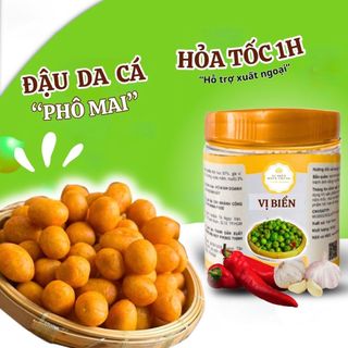 Đậu Phộng Da Cá Phô Mai Vị Biển, Hạt Dinh Dưỡng Loại 1 Tốt Cho Sức Khỏe Hũ Pet 200gr