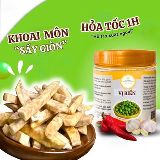 Khoai Môn Sấy Giòn Vị Biển, Trái Cây Sấy Loại 1 Tốt Cho Sức Khỏe Hũ Pet 200gr