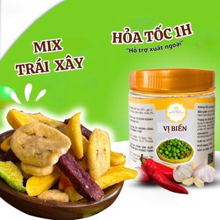 Trái Cây Thập Cẩm MIX Vị Biển, Trái Cây Sấy Loại 1 Tốt Cho Sức Khỏe Hũ Pet 200gr