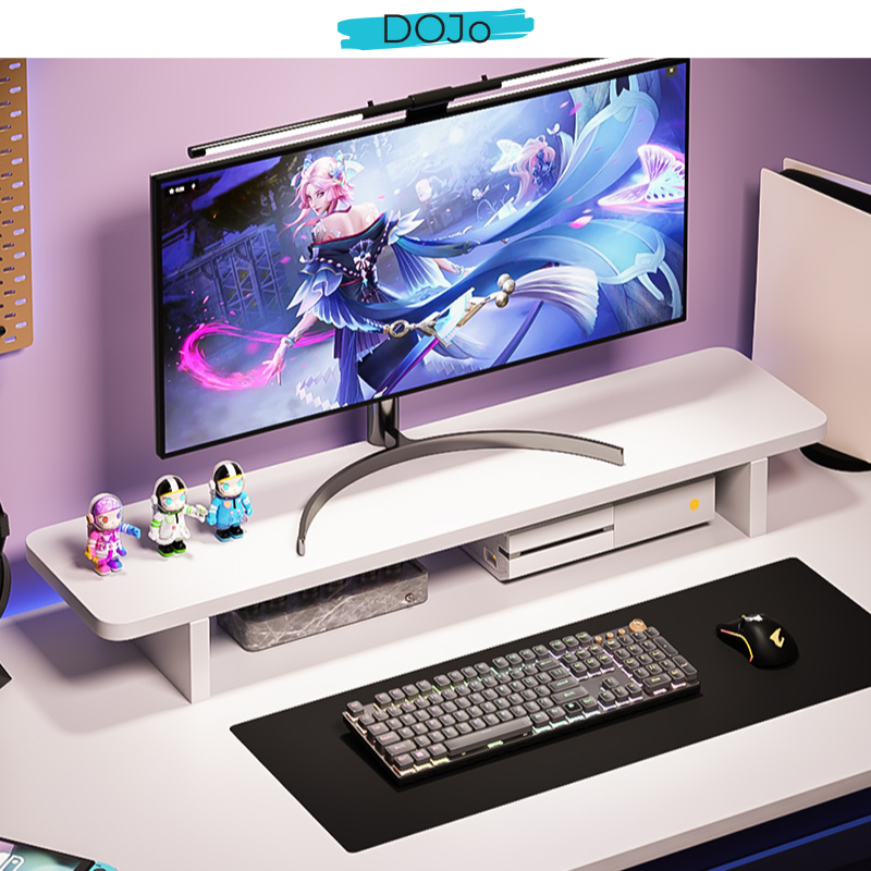 Kệ để màn hình máy tính DOJO chất liệu chống ẩm chống mốc dùng decor - AG29