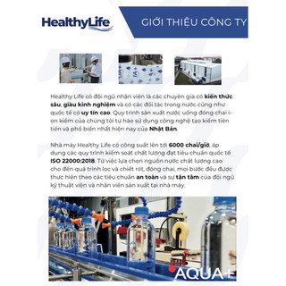 Nước ION Kiềm AQUA+ chai 500ml