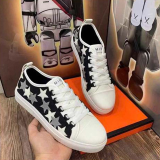  Giày Amiri Ngôi Sao Da Phom Canvas Giày thể thao sneaker nam nữ amiri canvas thêu ngôi sao da đế cao su non 