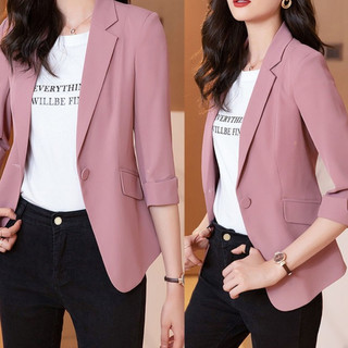 Áo khoác blazer, áo vest nữ kiểu Hàn Quốc tay lỡ, chất vải đẹp, nhiều màu, có đệm vai