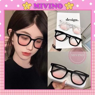 Kính mắt nữ nhiều màu Mivino kính mát tạo hiệu ứng má hồng dễ thương KM11