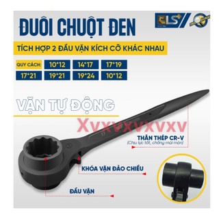 Cờ lê đuôi chuột đen ls+ 10-12 24-30