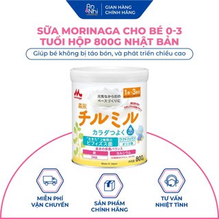 Sữa Morinaga cho bé 0-3 tuổi hộp 800g của Nhật Bản