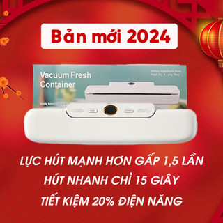 Máy hút chân không Vacuum Sealer Hút chân không hàn miệng túi nhỏ gọn lực hút mạnh tặng kèm 10 túi hút