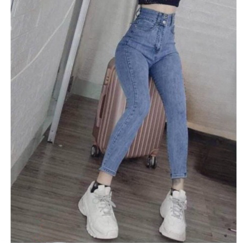 8 Mẫu Quần Jean Nữ Lưng Cao Chuần Shop Vnxk Bao Đẹp Chất Lượng , Bó Co Giãn Vải Dày Mịn( Đổi Trả Nếu Không Ưng).