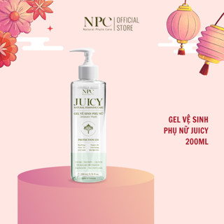 Dung dịch vệ sinh phụ nữ NPC Juicy tinh chất trầu không kháng khuẩn, làm sạch và giảm mùi hôi - chai 200ml