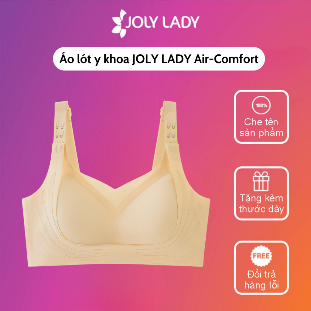 Áo lót y khoa JOLY LADY Air-Comfort định hình ngực, áo ngực bản to chống chảy xệ nâng đỡ vòng 1