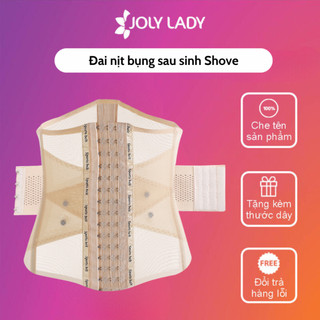 Đai nịt bụng sau sinh JOLY LADY Shove, đai định hình eo giảm mỡ bụng chất liệu sợi thông thoáng