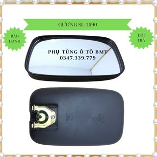Gương chiếu hậu Thaco 2.5 tấn, Ollin, 2 tấn, Cửu long 2 tấn, mã SL1690 bắt táo, kích thước 170*270