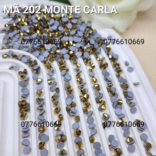 MÃ 202 MONTE CARLA -ĐÁ NAILS- ĐÁ ÉP NHIỆT TRANG TRÍ QUẦN ÁO