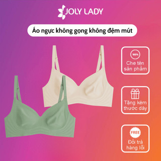 Áo ngực không gọng đệm không mút JOLY LADY Uniqueen, áo lót siêu mỏng không viền nâng ngực nhẹ nhàng