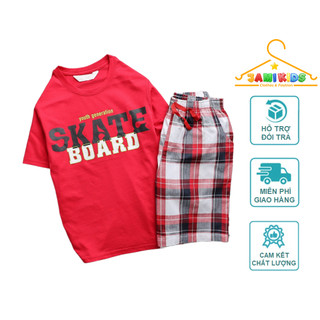 Bộ cộc tay bé trai JAMIKIDS Size đại