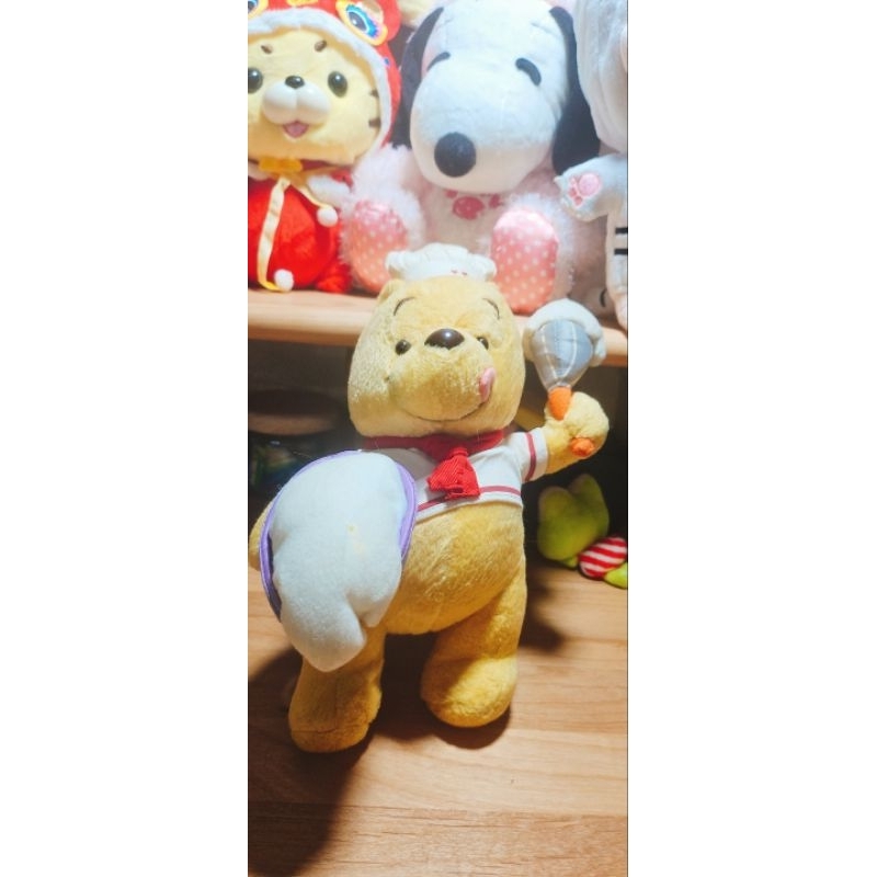 Thú nhồi bông/ Gấu bông Pooh AMUSE cosplay đầu bếp làm bánh đáng yêu - Hàng chính hãng Nhật 💕💕💕