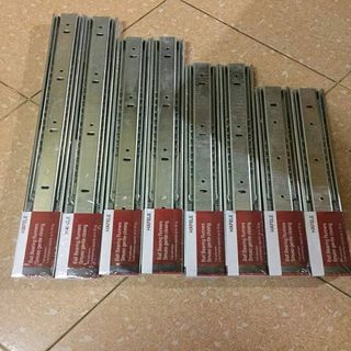 Ray bi 3 tầng Hafele, đóng giảm chấn , mở toàn phần dùng cho hộc kéo tủ gỗ, tủ nhôm